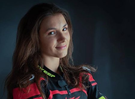 Jenny Ruokolainen, the only girl competing in the European Talent Cup